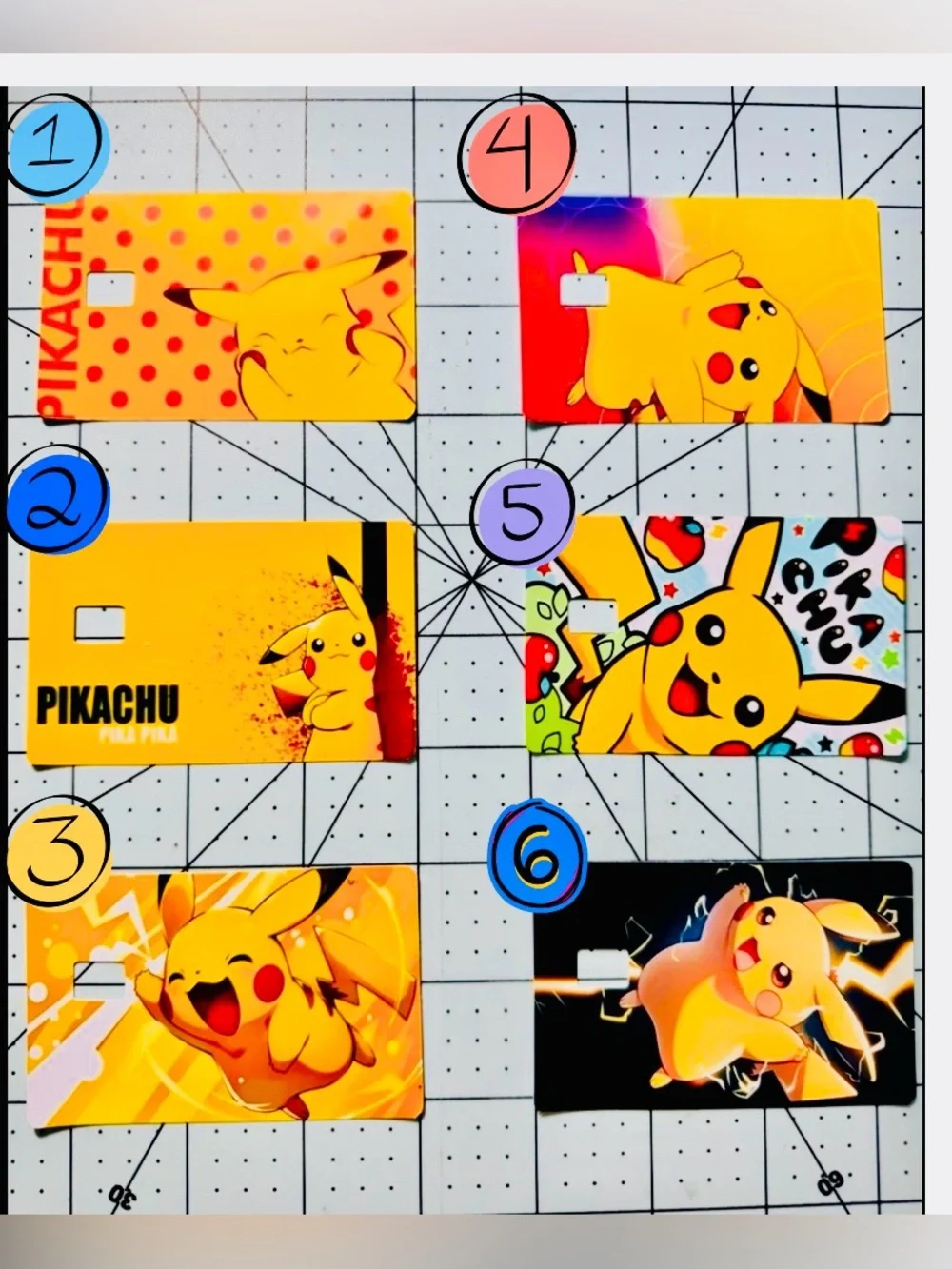 PIKACHU CREDIT DEBIT CARD SKIN DECAL CARD COVER